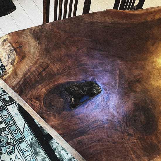 クラロウォールナット一枚板