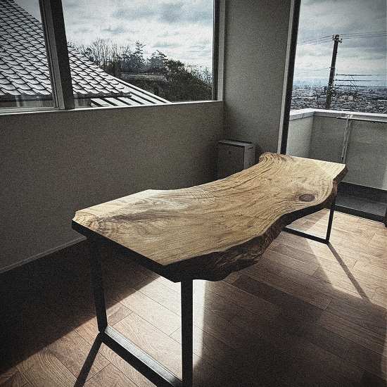 楠一枚板　納品